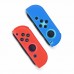 Силиконовые чехлы для джойконов Nintendo Switch (ORB синий, оранжевый)